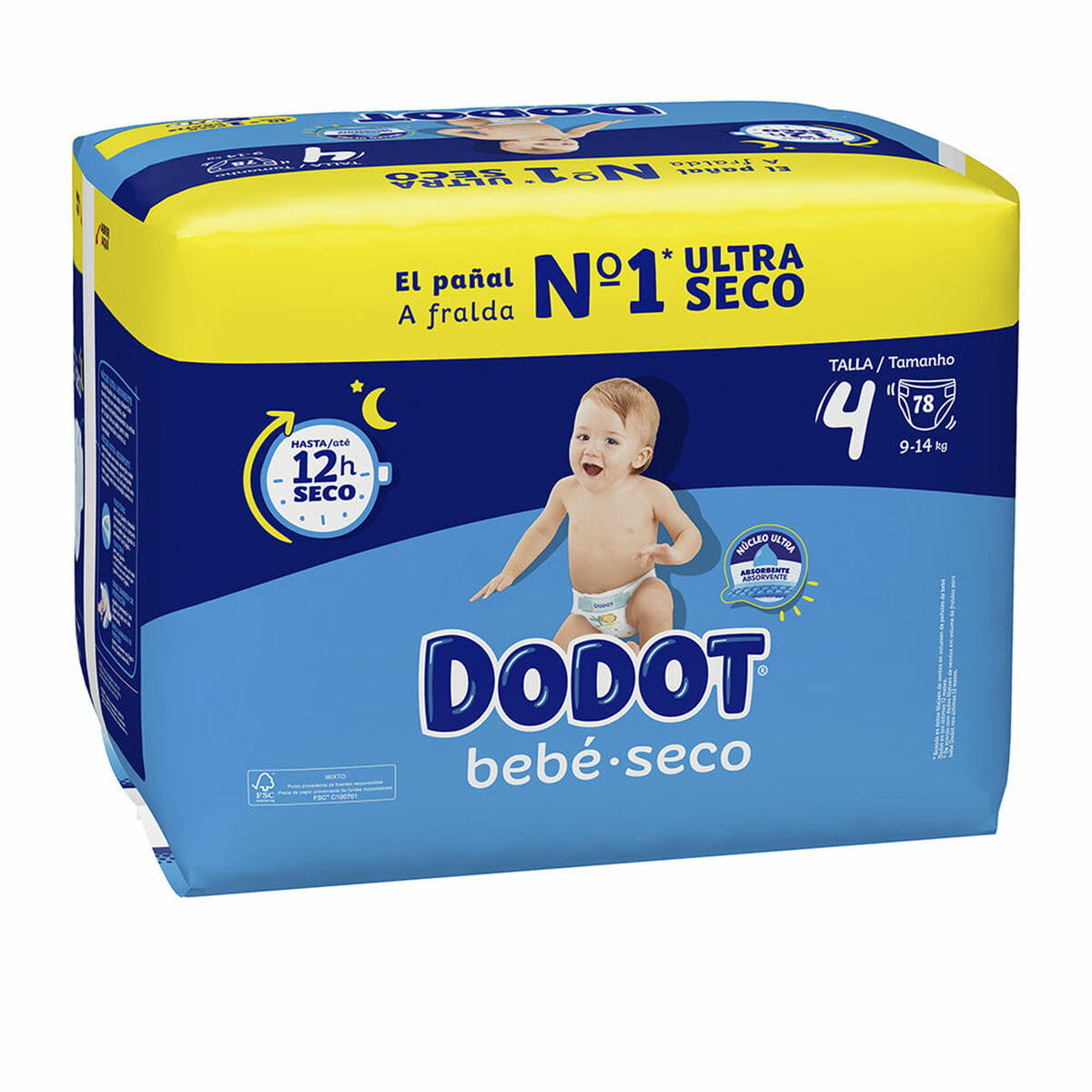 Pañales Dodot Etapas 4 78 Unidades