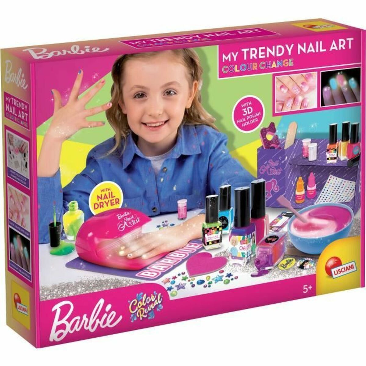Set de Manicura Lisciani Giochi Barbie 29 x 7 x 40 cm