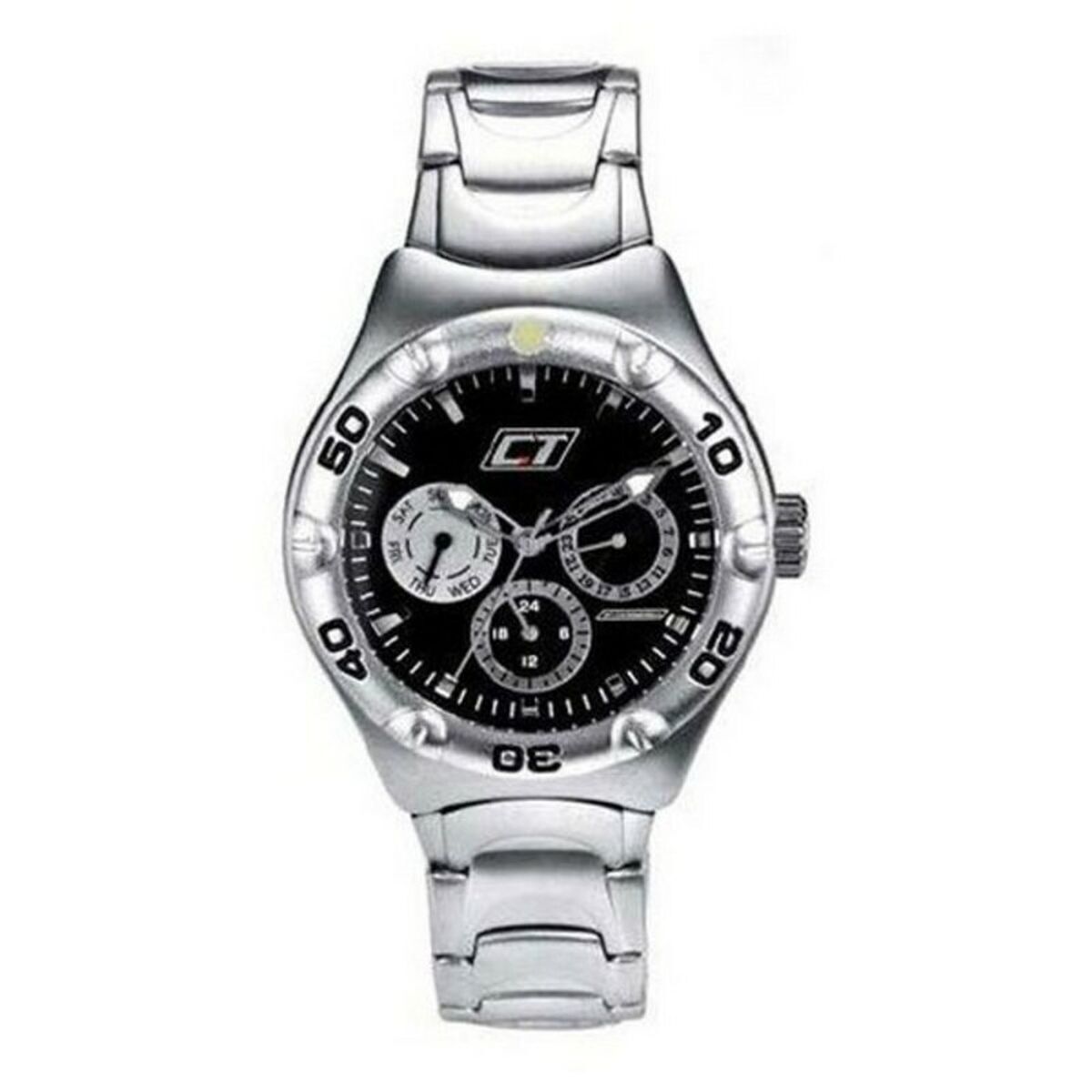 Reloj Unisex Chronotech CC7051M-02M Negro Gris