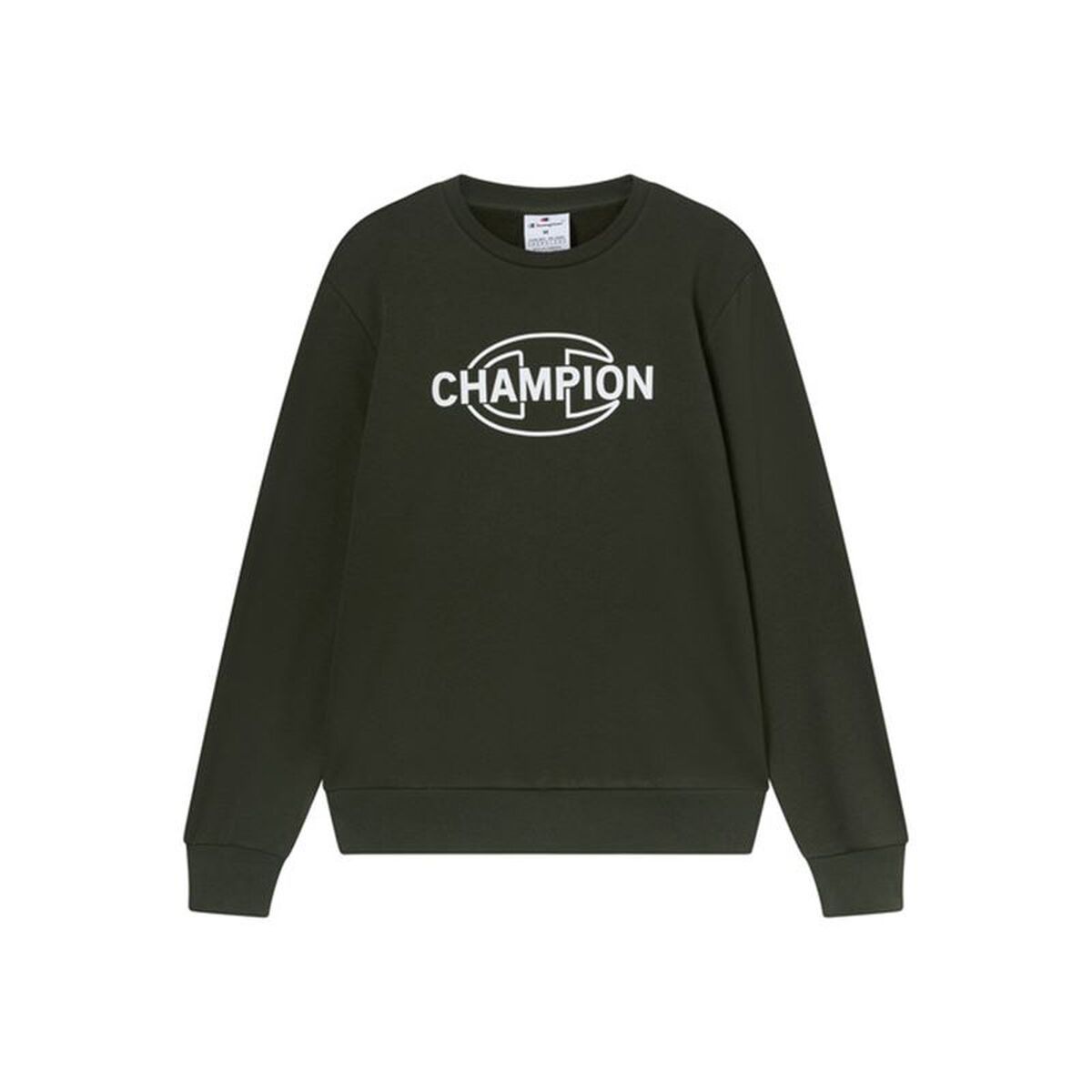 Sudadera sin Capucha Hombre Champion Graphic Shop Verde oscuro Verde militar