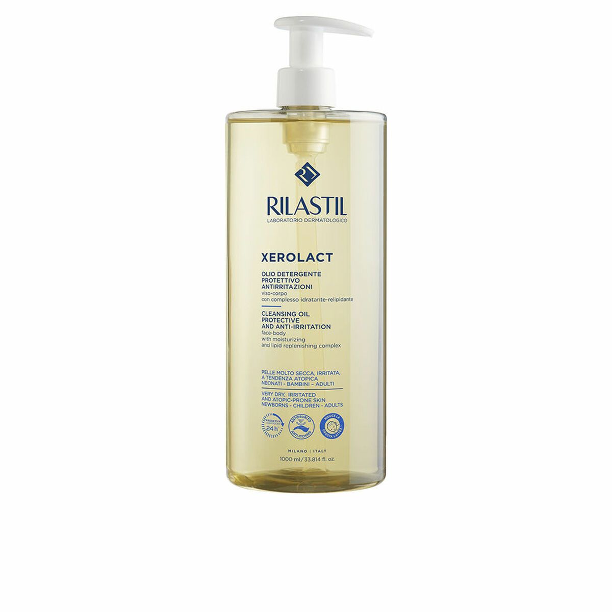 Gel Limpiador Facial Rilastil XEROLACT 1 L