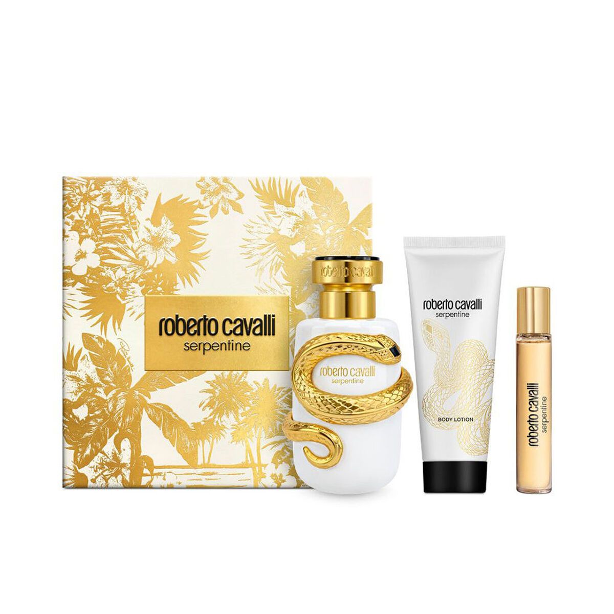 Set de Perfume Mujer Roberto Cavalli SERPENTINE 3 Piezas