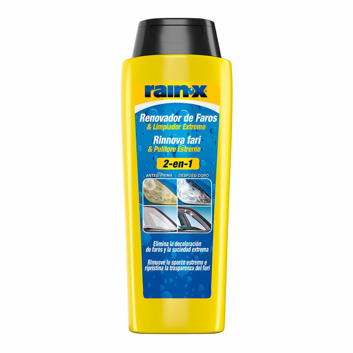 Restaurador de Faros Rainx 325 ml Limpiador