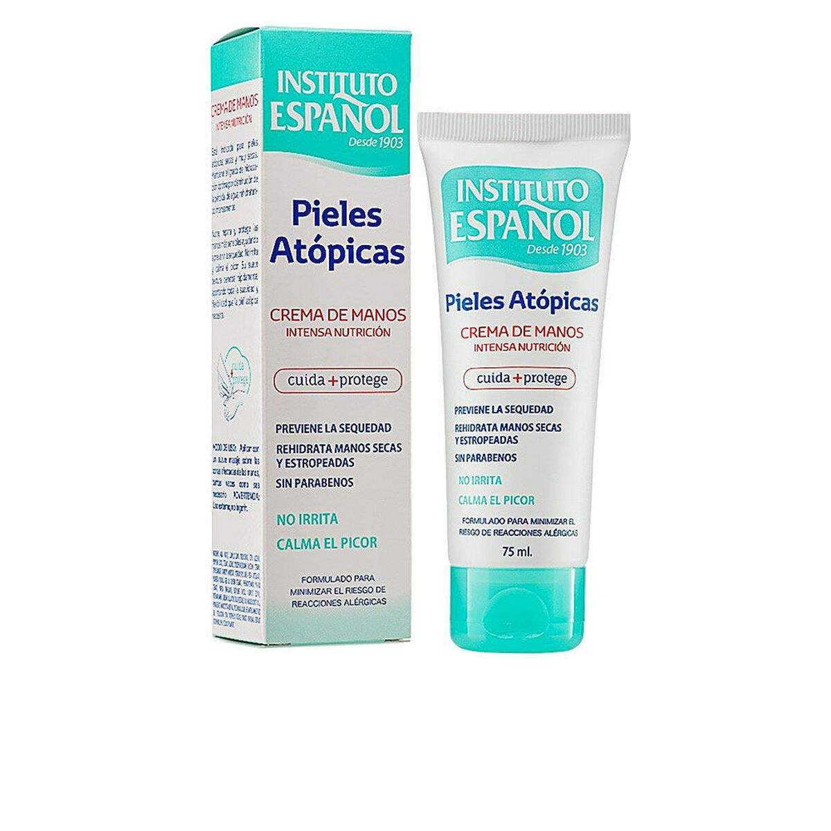 Crema de Manos Instituto Español 30 ml 75 ml Pieles Atópicas (30 unidades)