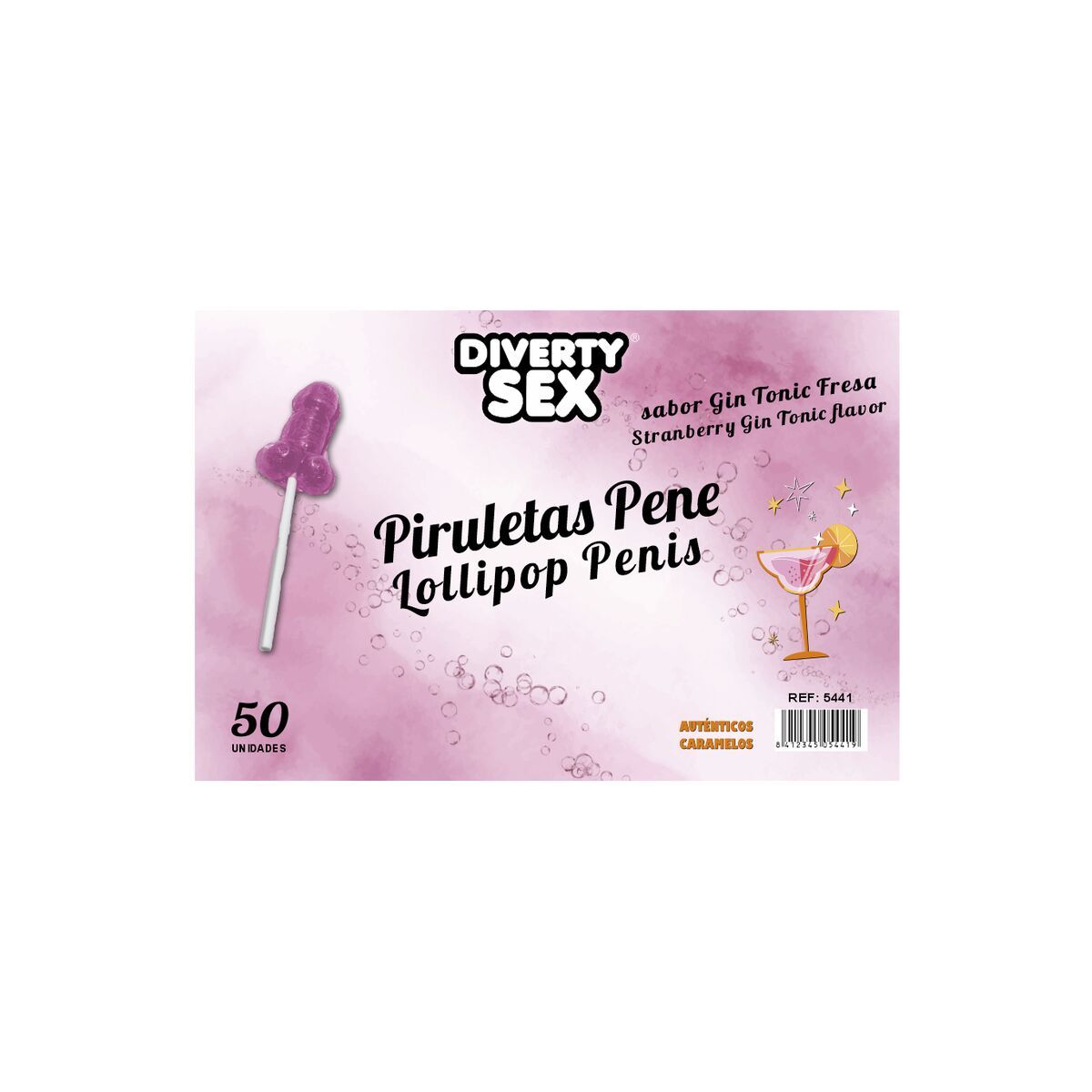 Piruleta Erótica Divertysex 100 Piezas