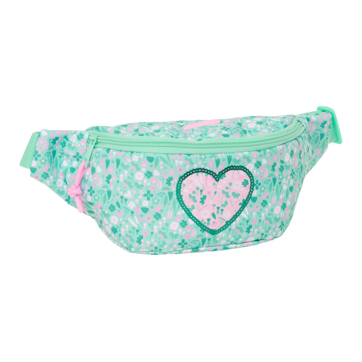 Riñonera Safta Cuore Menta 23 x 12 x 9 cm