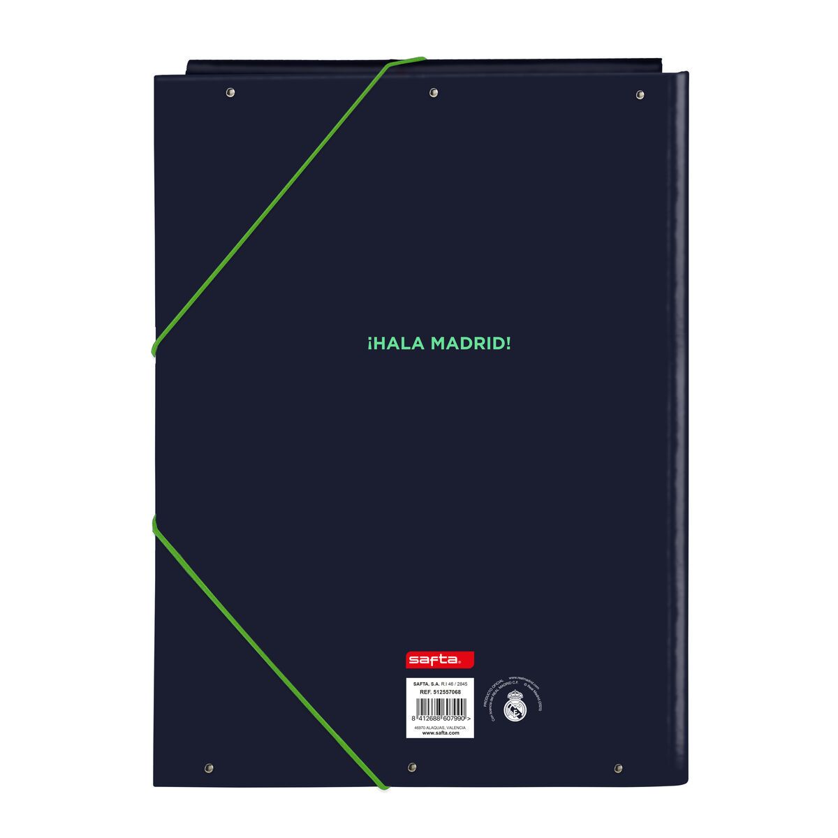 Carpeta de anillas Real Madrid C.F. A4 26 x 33.5 x 2.5 cm