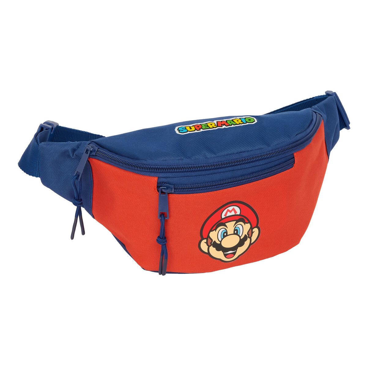 Riñonera Super Mario Mamma mia Rojo Azul marino 23 x 12 x 9 cm
