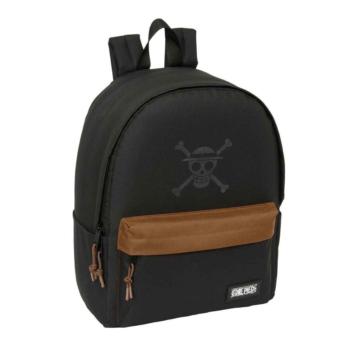 Mochila Escolar One Piece Negro 31 x 40 x 16 cm