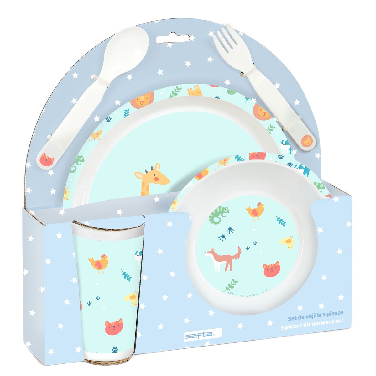 Set de Menaje Infantil Safta Pandi PVC