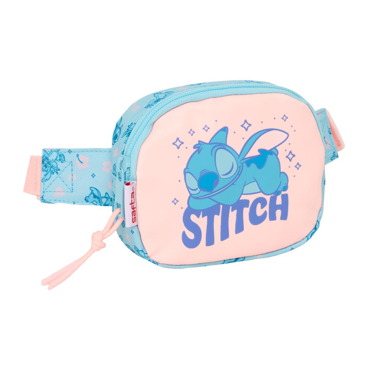 Riñonera Lilo & Stitch Ohana Azul claro 14 x 11 x 4 cm