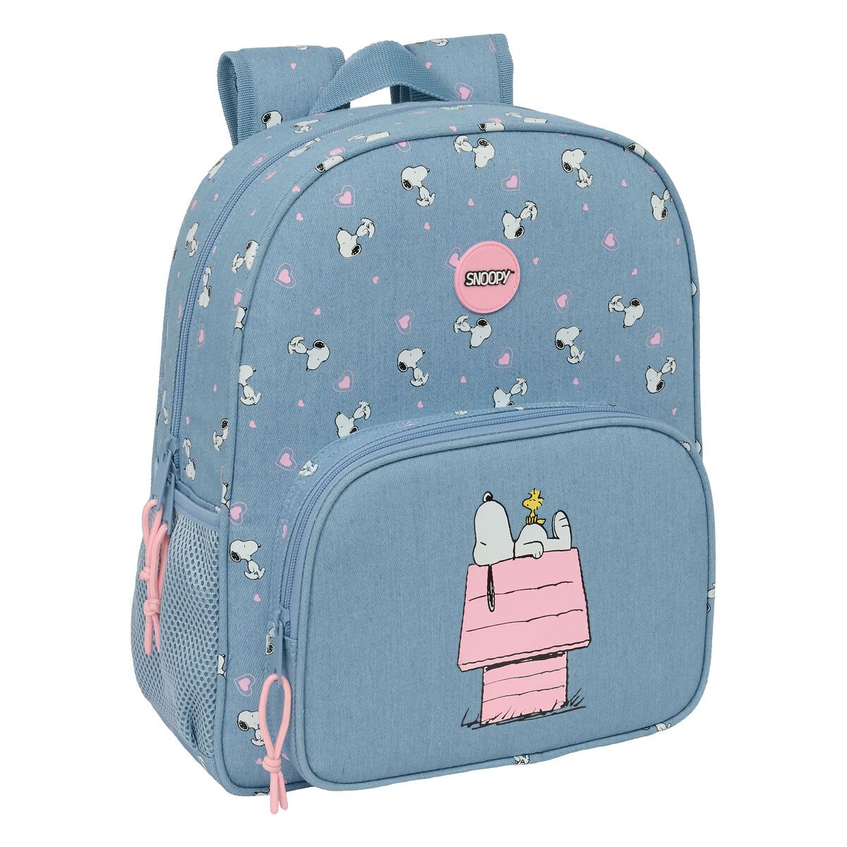 Mochila Escolar Snoopy 32 x 38 x 12 cm
