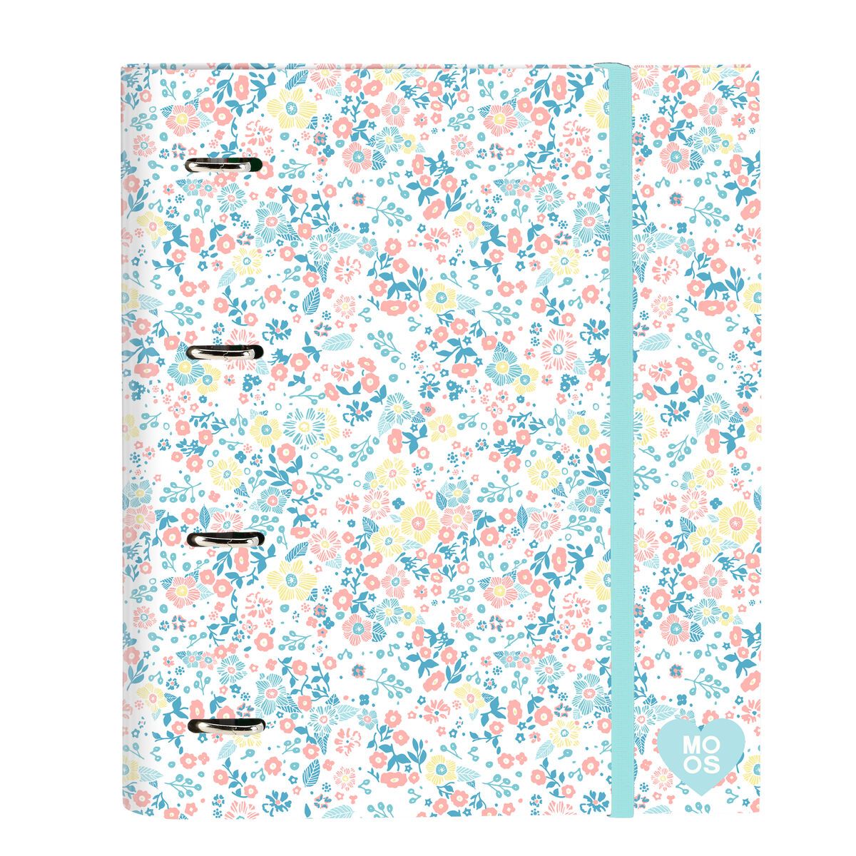 Carpeta de anillas Moos Fiori Multicolor 27 x 32 x 3.5 cm