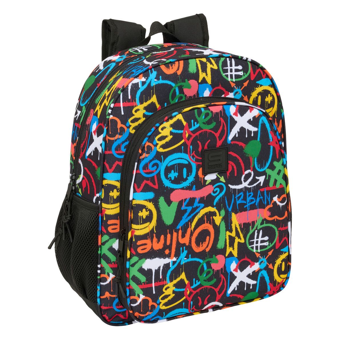 Mochila Escolar Safta Colors 32 x 38 x 12 cm