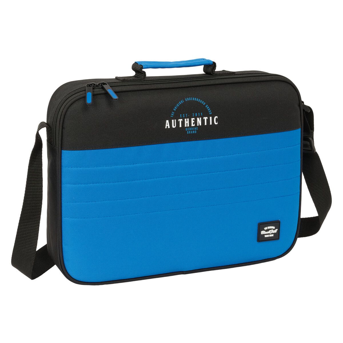 Mochila Escolar BlackFit8 Underground Azul Negro 38 x 28 x 6 cm