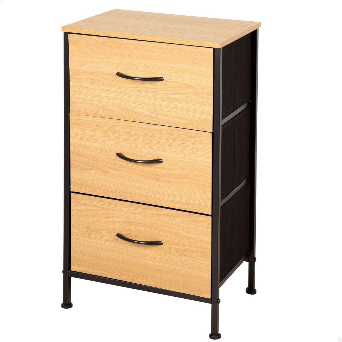 Cajonera Max Home Negro Moderno 40 X 75 X 30 CM