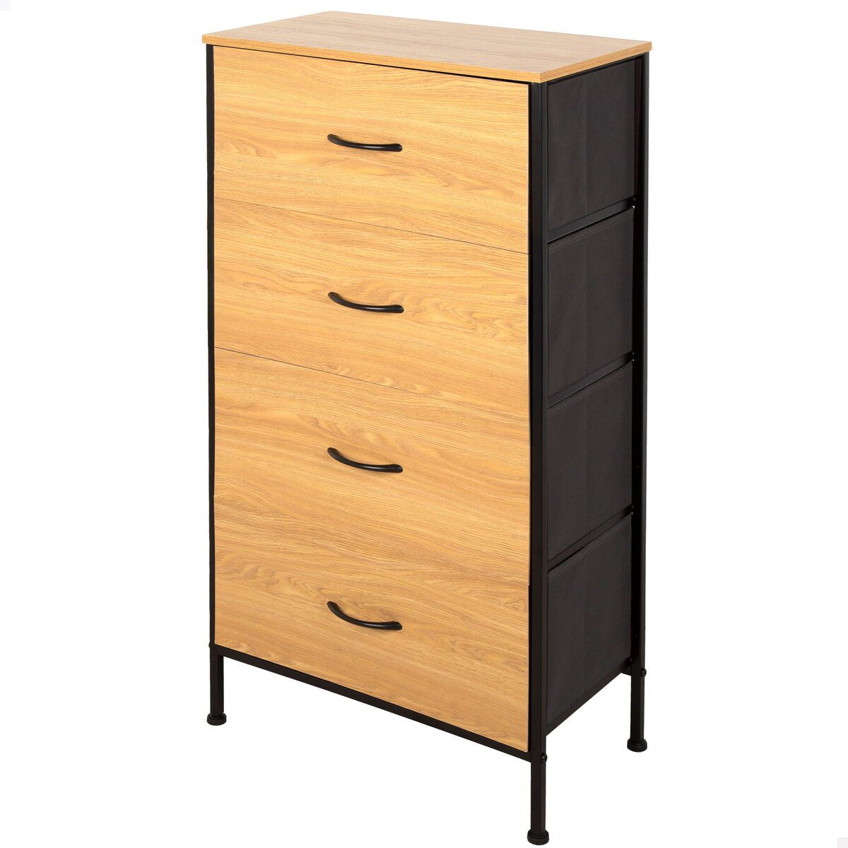 Cajonera Max Home Negro Moderno 55 X 100 X 30 CM