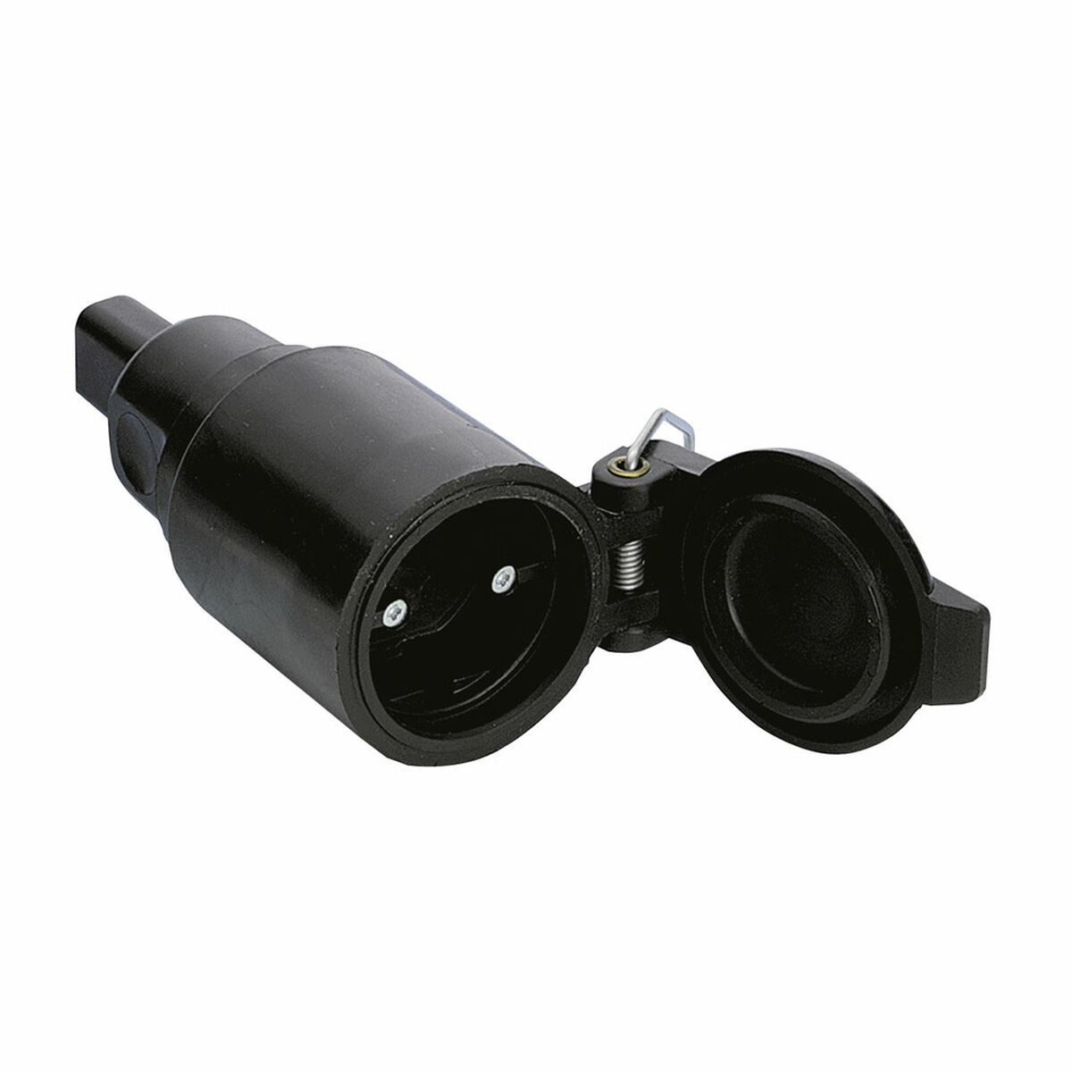 Base de enchufe FNP Negro Superficie 16 A