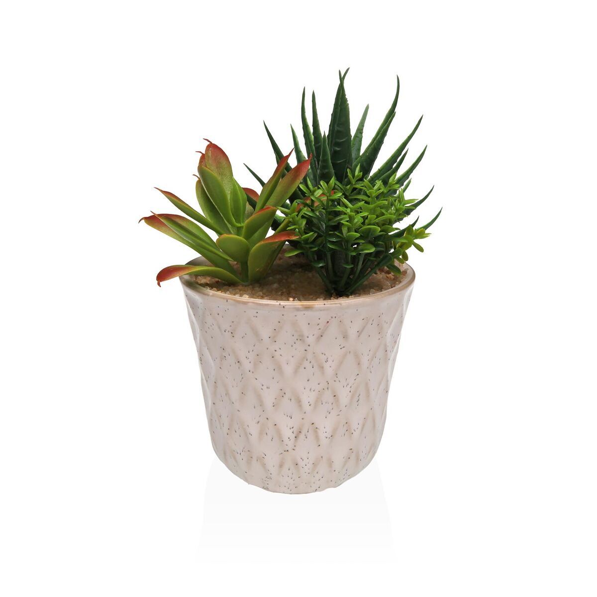 Planta Decorativa Versa Cerámica Plástico Fusion Suculenta 7,8 X 14 X 7,8 CM