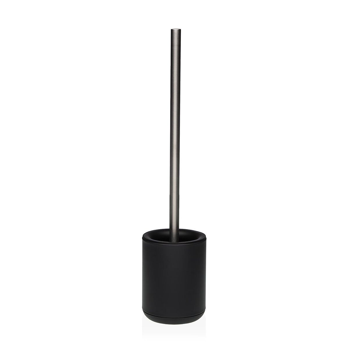 Escobilla para el Baño Versa Negro Metal Acero Polipropileno TPR 10,5 x 47,5 x 10,5 cm