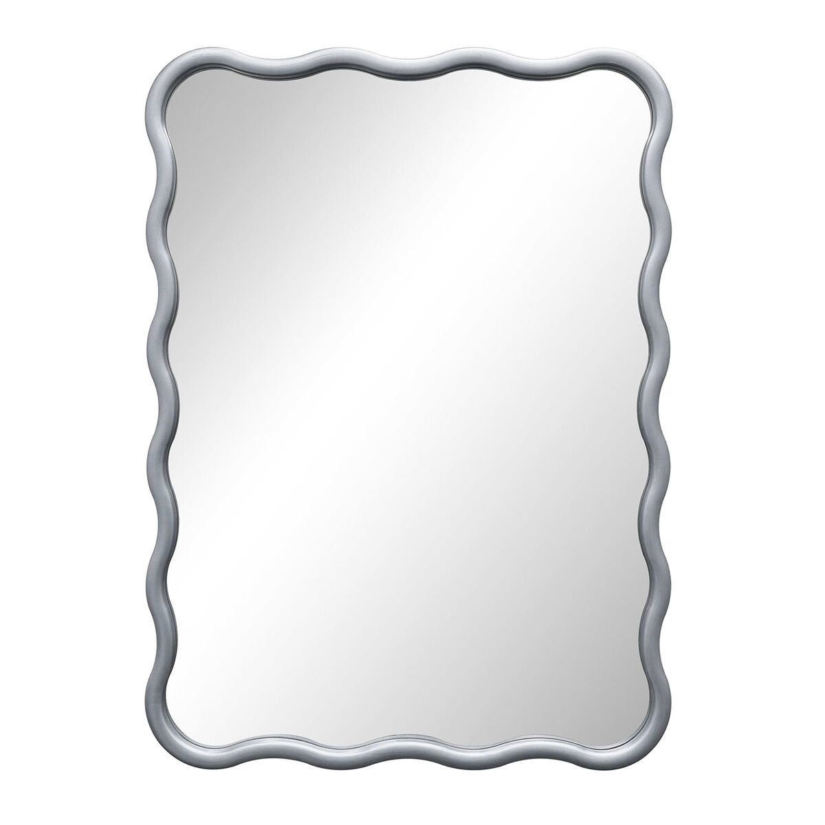 Espejo de pared Versa Plateado 2,2 X 73 X 53 CM