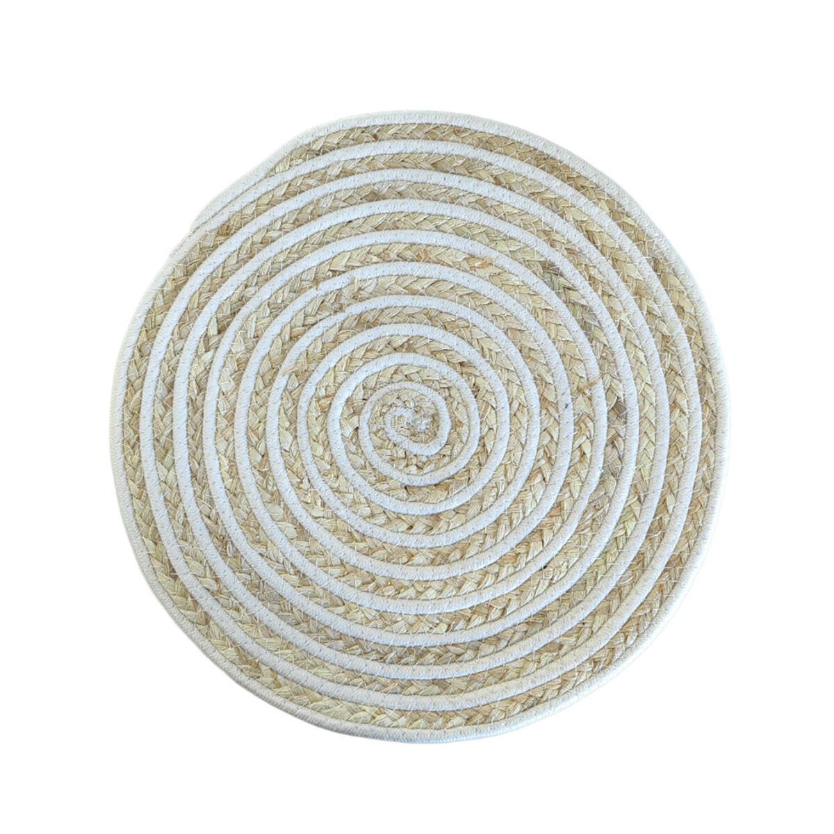 Salvamantel Versa Blanco Poliéster Algodón 38 x 1 x 38 cm