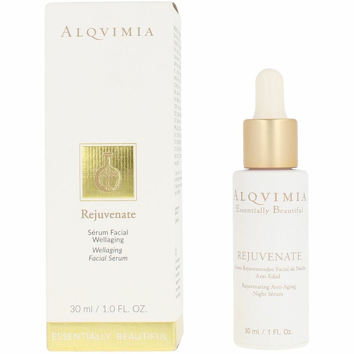 Sérum Antiedad de Noche Alqvimia ESSENTIALLY BEAUTIFUL 30 ml