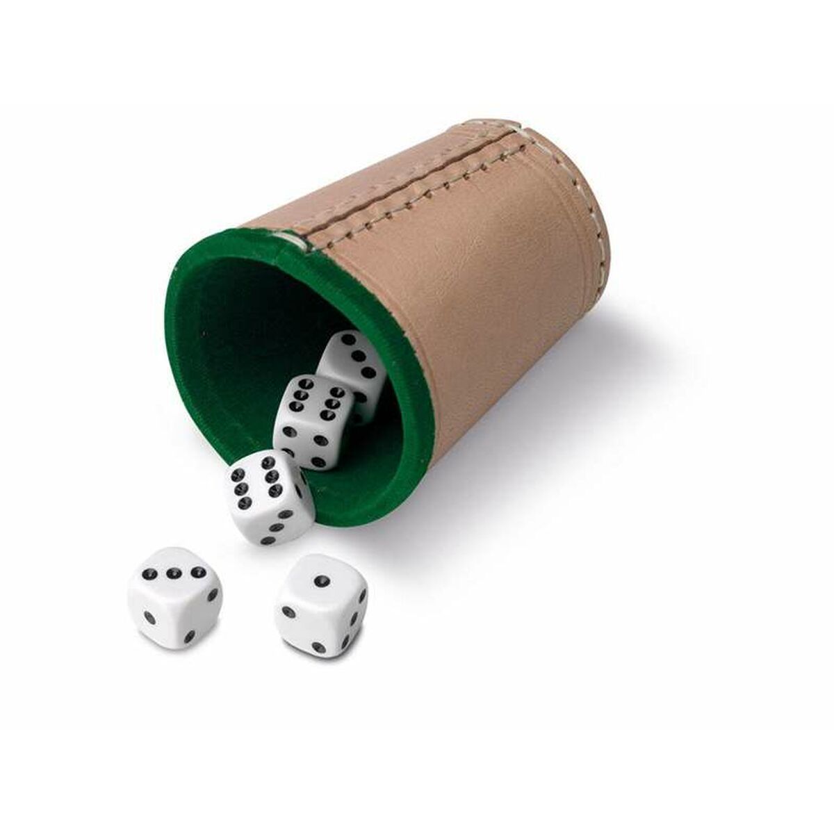 Cubilete con Dados de Póker Cayro