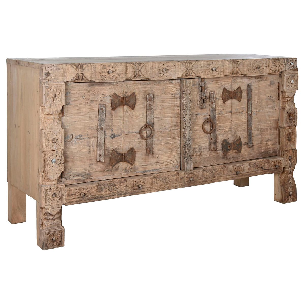 Aparador Home ESPRIT Natural Madera 167 x 51 x 92 cm