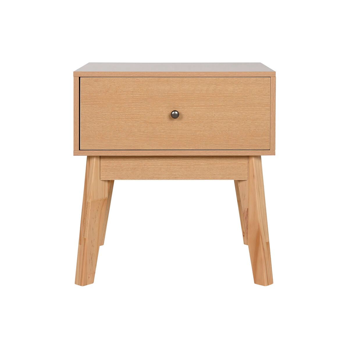 Mesita de Noche Home ESPRIT Natural 45 x 36 x 49 cm