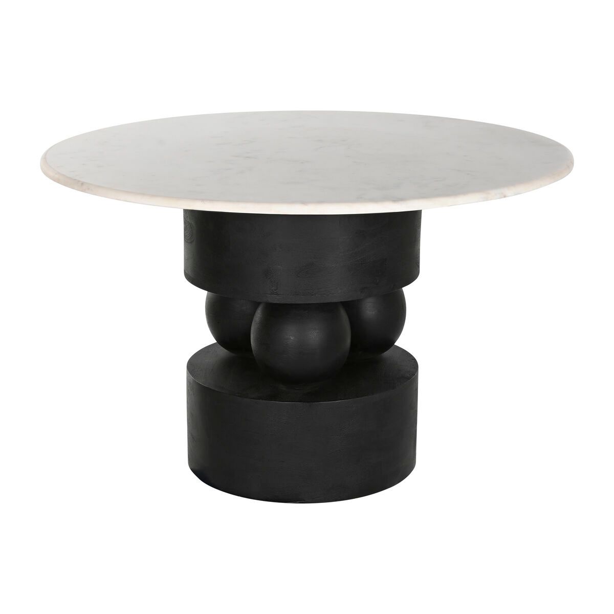 Mesa de Comedor Home ESPRIT Mármol Madera de mango 120 x 120 x 76 cm