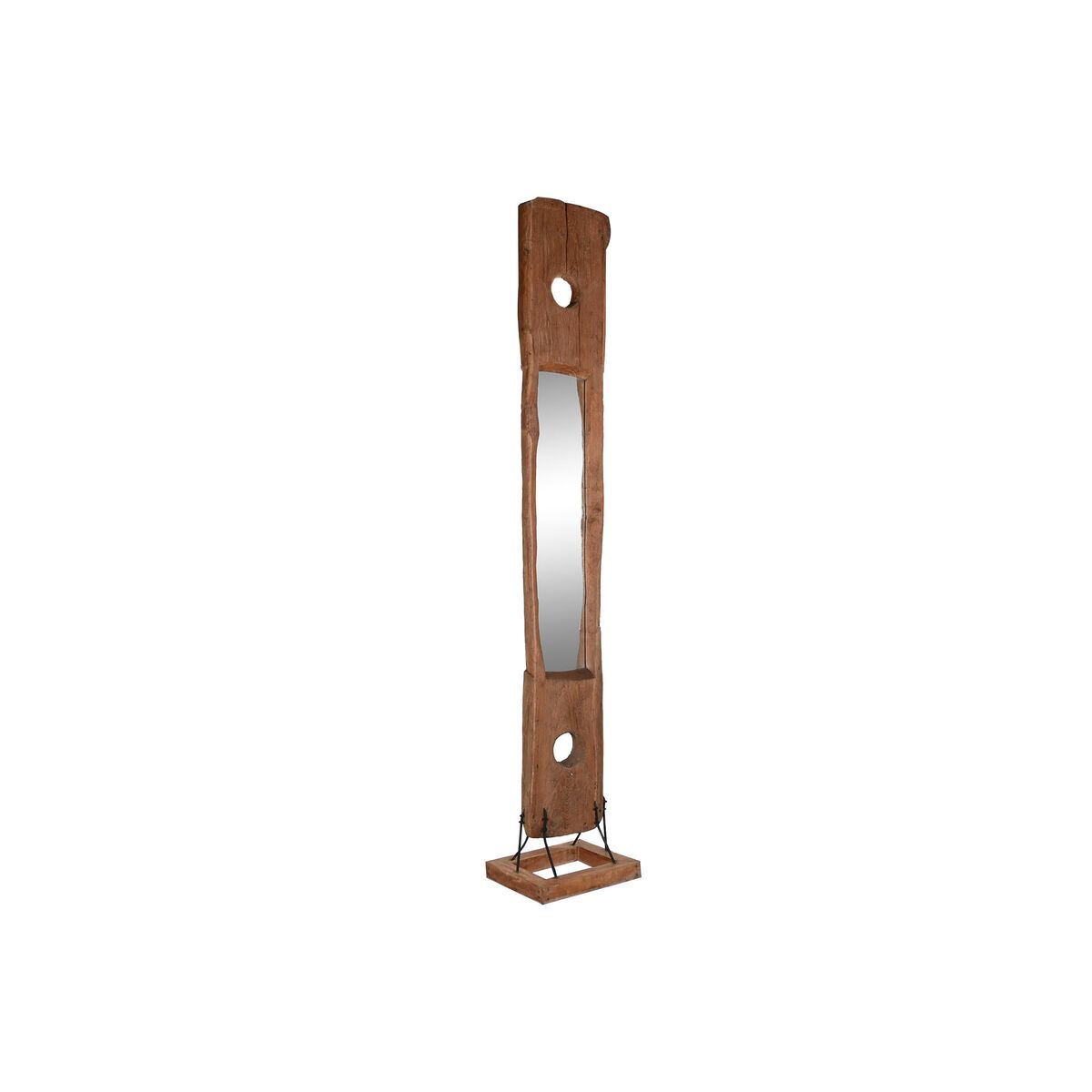 Espejo de pie Home ESPRIT Natural Cristal Teca 45 X 45 X 285 CM