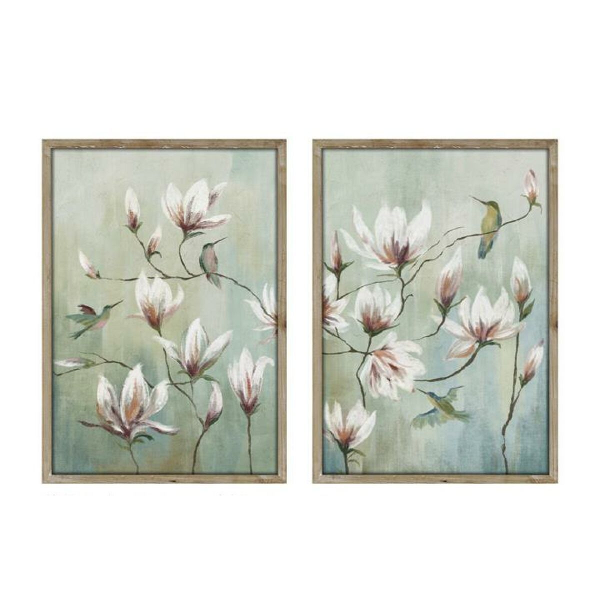Cuadro Home ESPRIT Cristal Abeto 50 x 2,5 x 70 cm