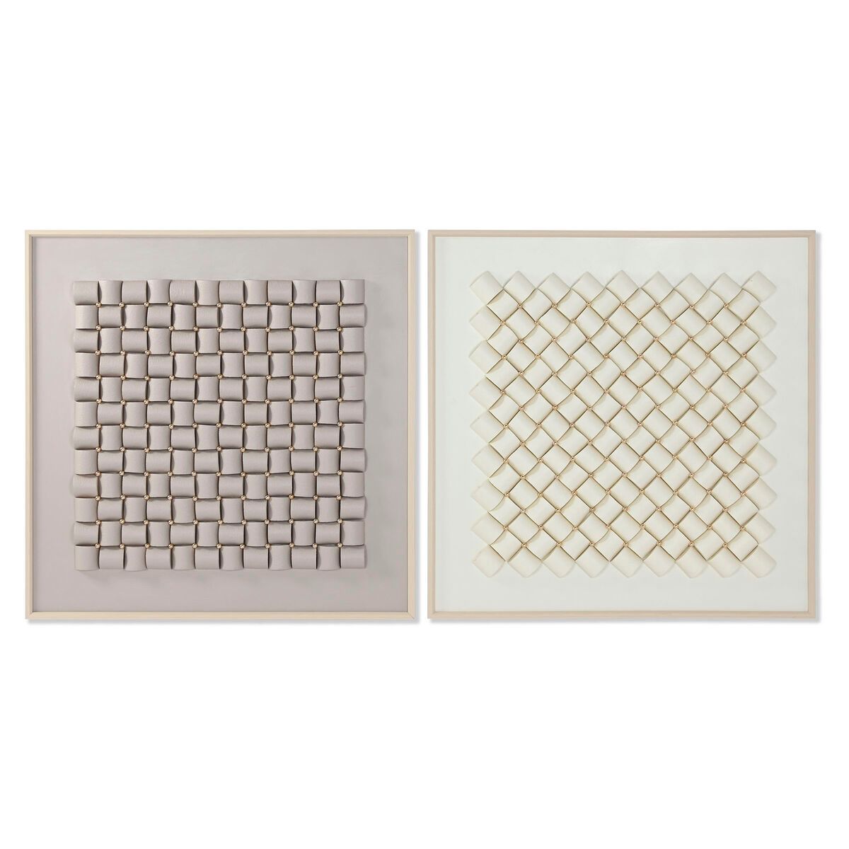 Lienzo Home ESPRIT Poliestireno Lienzo 100 x 3,5 x 100 cm