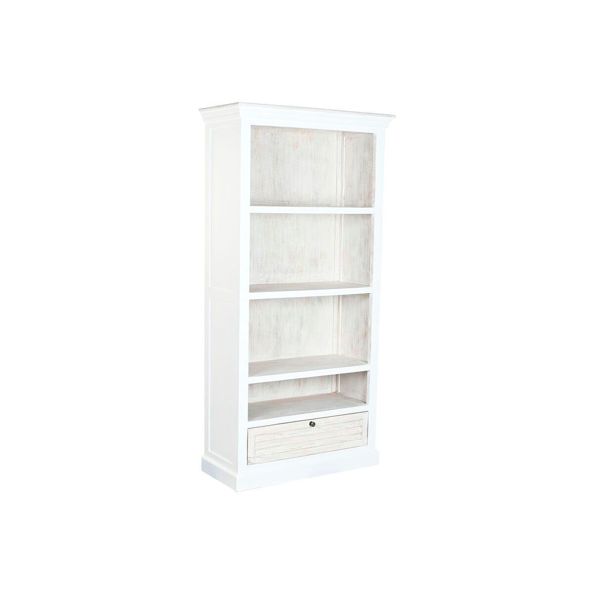 Estantería Home ESPRIT Blanco Madera de mango 90 x 40 x 180 cm