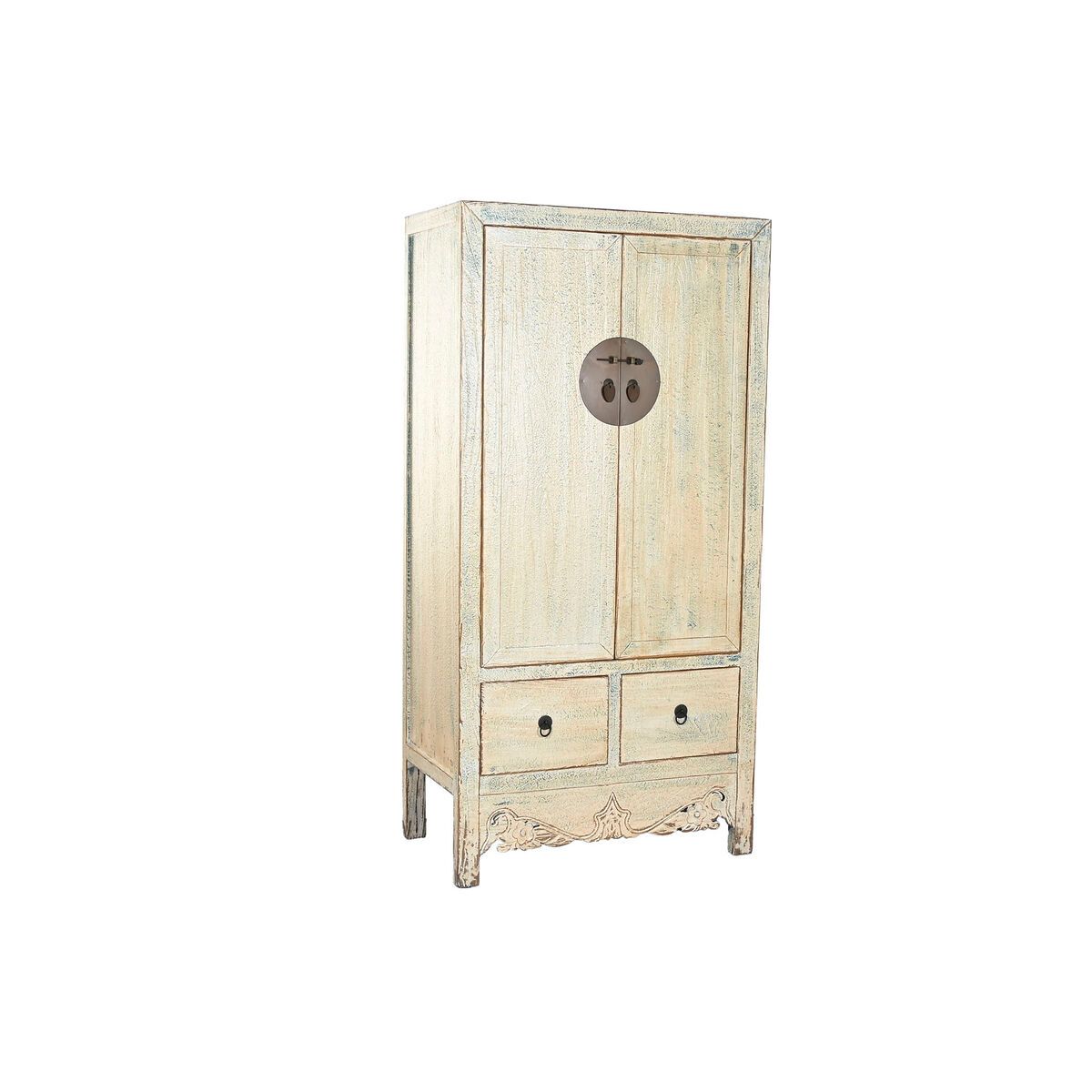 Armario Home ESPRIT Bicolor Metal Abeto 88 x 52 x 180 cm