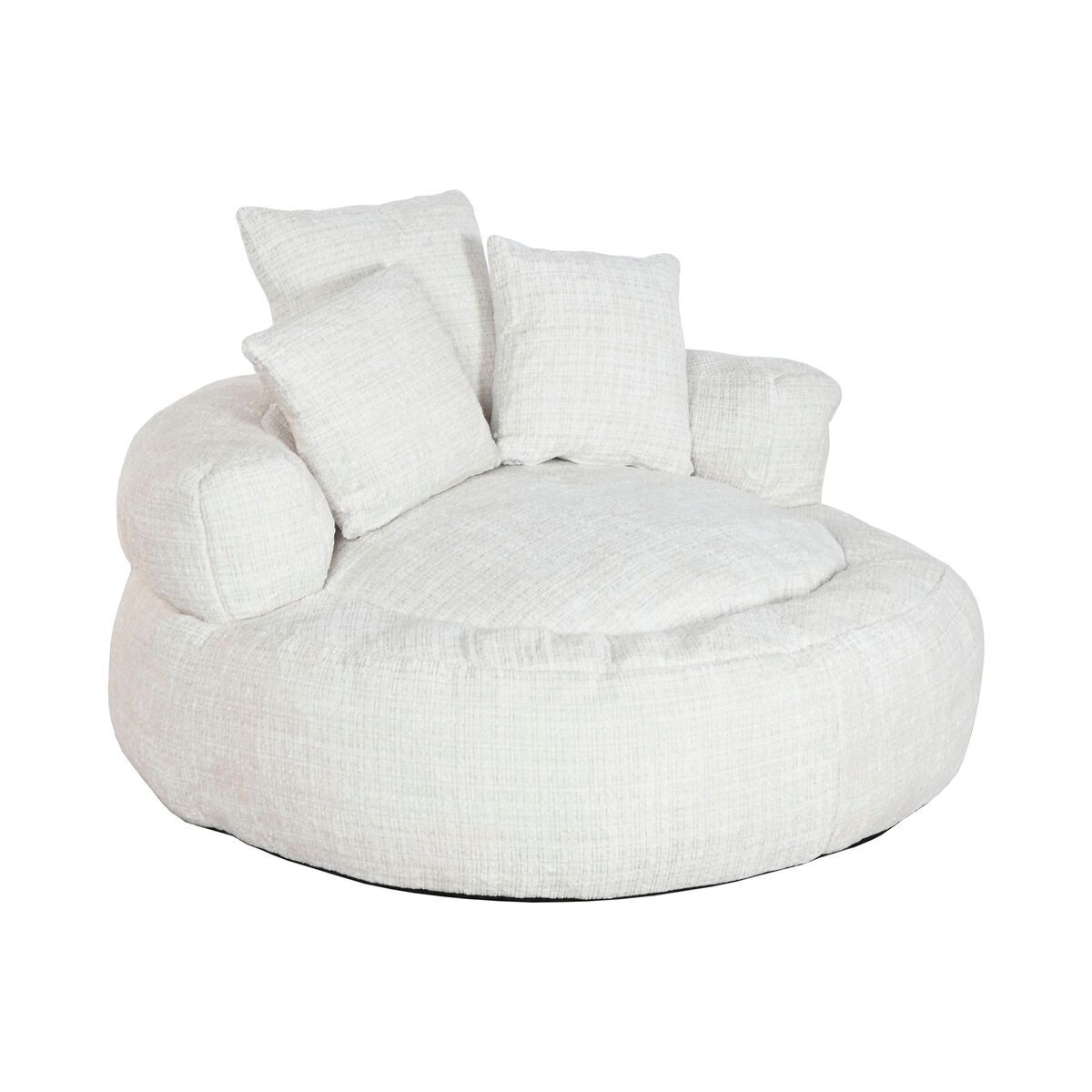 Sillón Home ESPRIT Blanco 104 x 104 x 50 cm