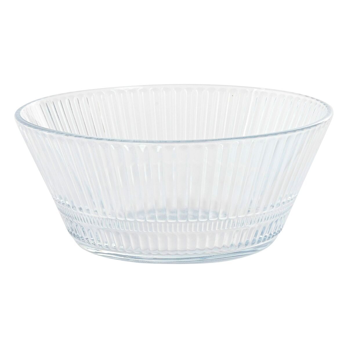 Ensaladera Home ESPRIT Transparente 22 x 22 x 9,5 cm
