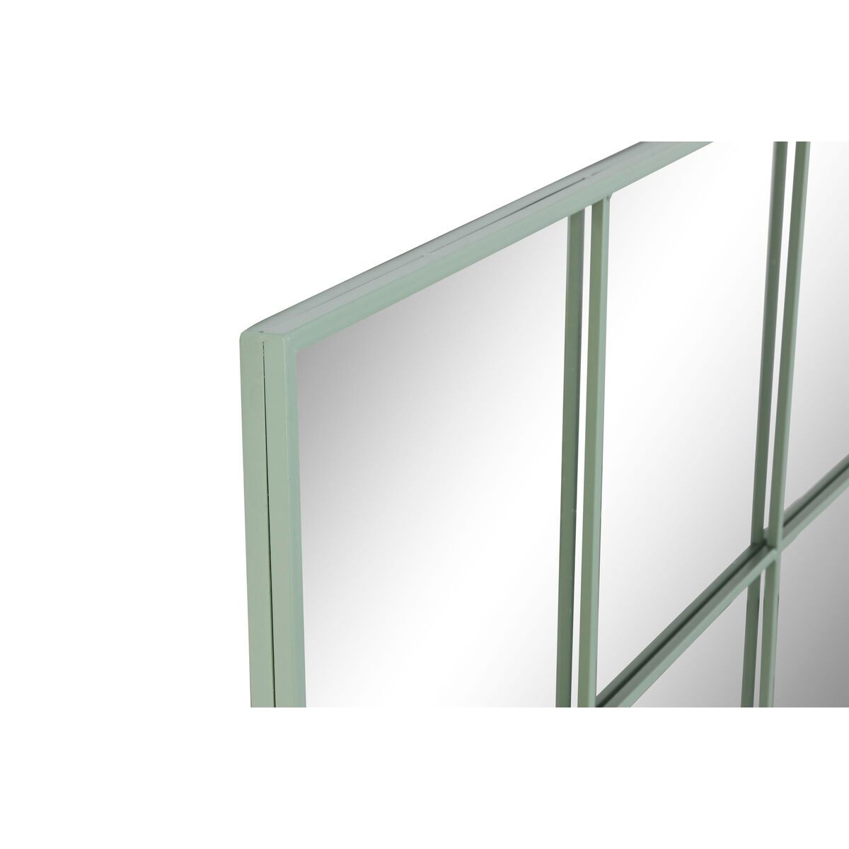 Espejo de pared Home ESPRIT Verde Ventana Scandi 122 x 2 x 122 cm
