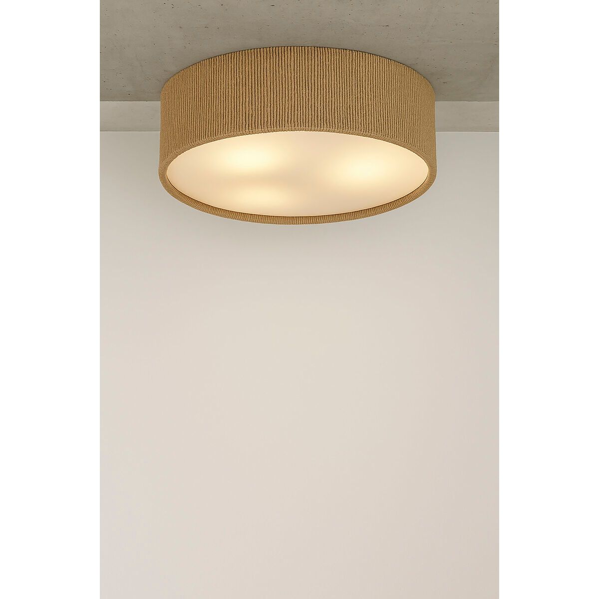 Lámpara de Techo Home ESPRIT Marrón Cuerda 50 W