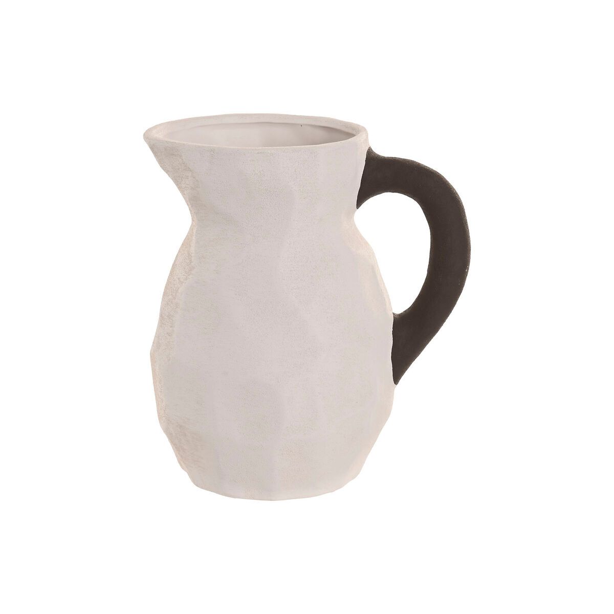 Jarrón Home ESPRIT Blanco Gris Gres