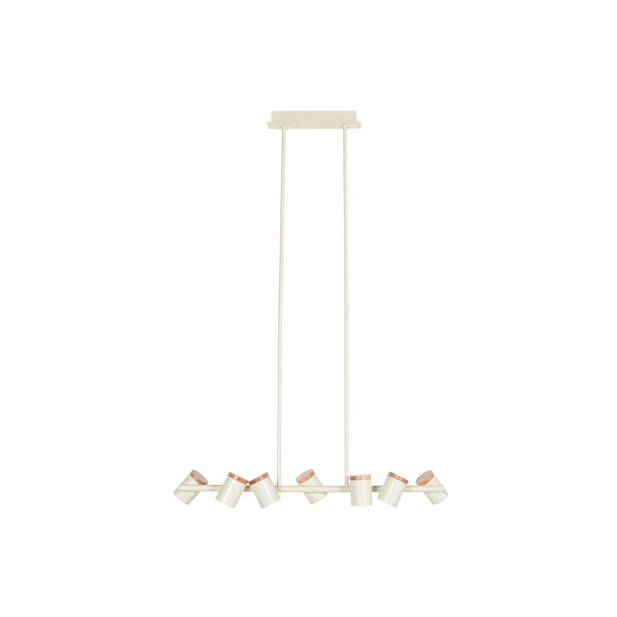 Lámpara de Techo Home ESPRIT Blanco Madera Metal 104 X 18 X 164 CM