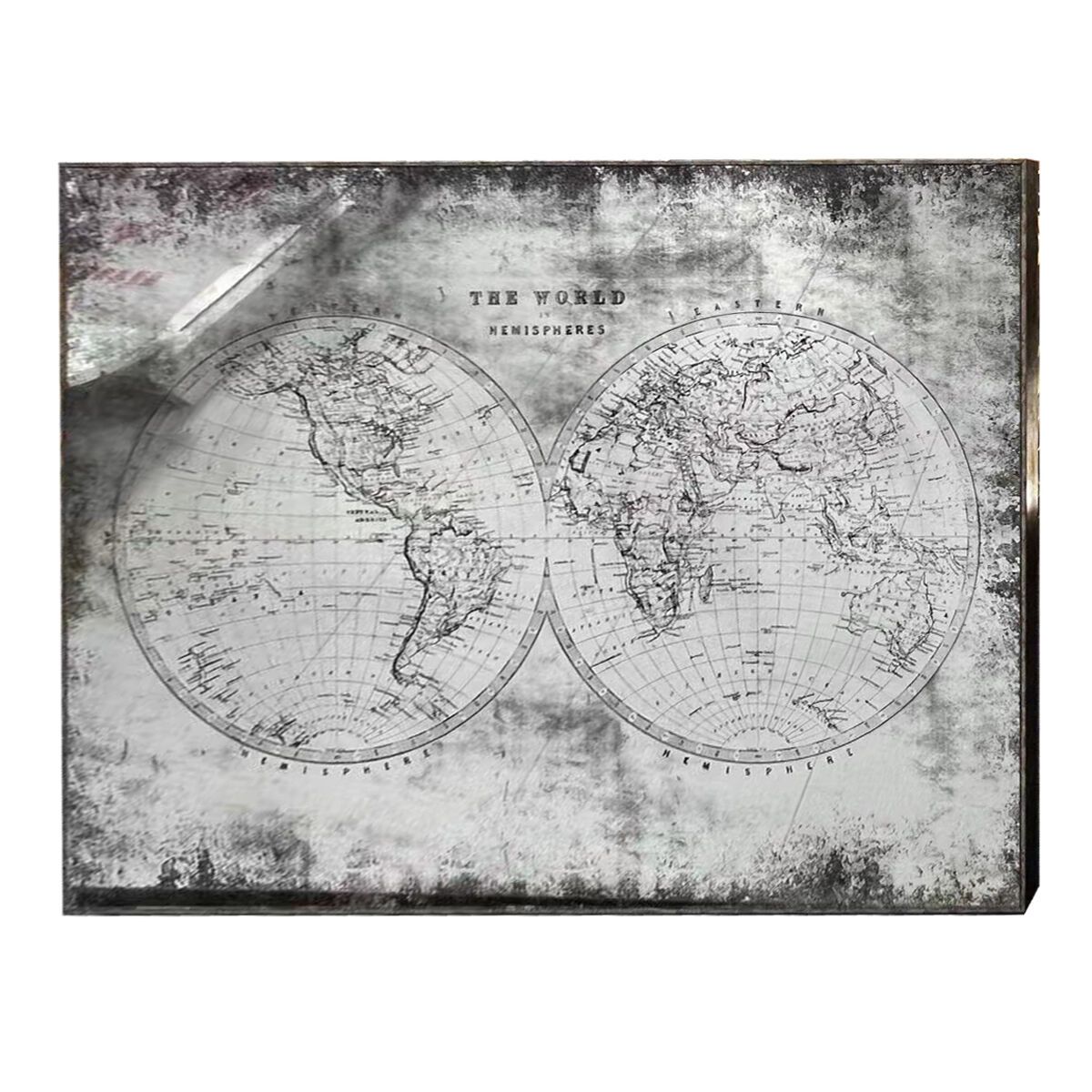 Espejo de pared Home ESPRIT Negro Dorado Vintage 90 x 4 x 60 cm 90 x 3,5 x 60 cm