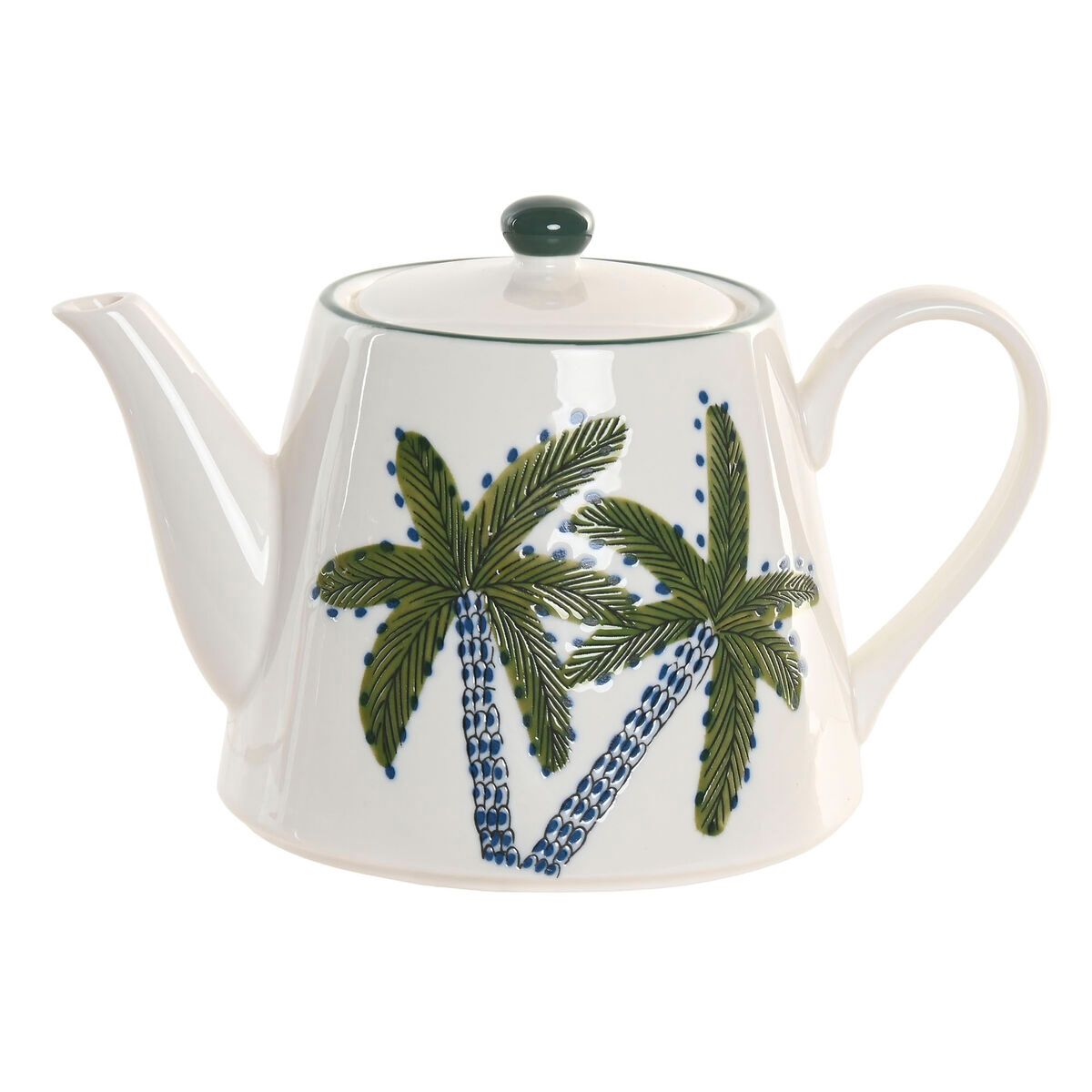 Tetera Home ESPRIT Azul Verde Porcelana 850 ml