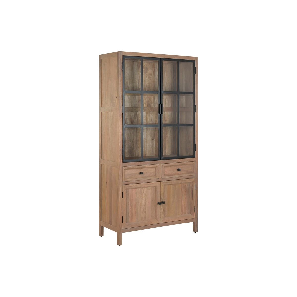 Vitrina Home ESPRIT Metal Madera de mango 100 X 42 X 195 CM