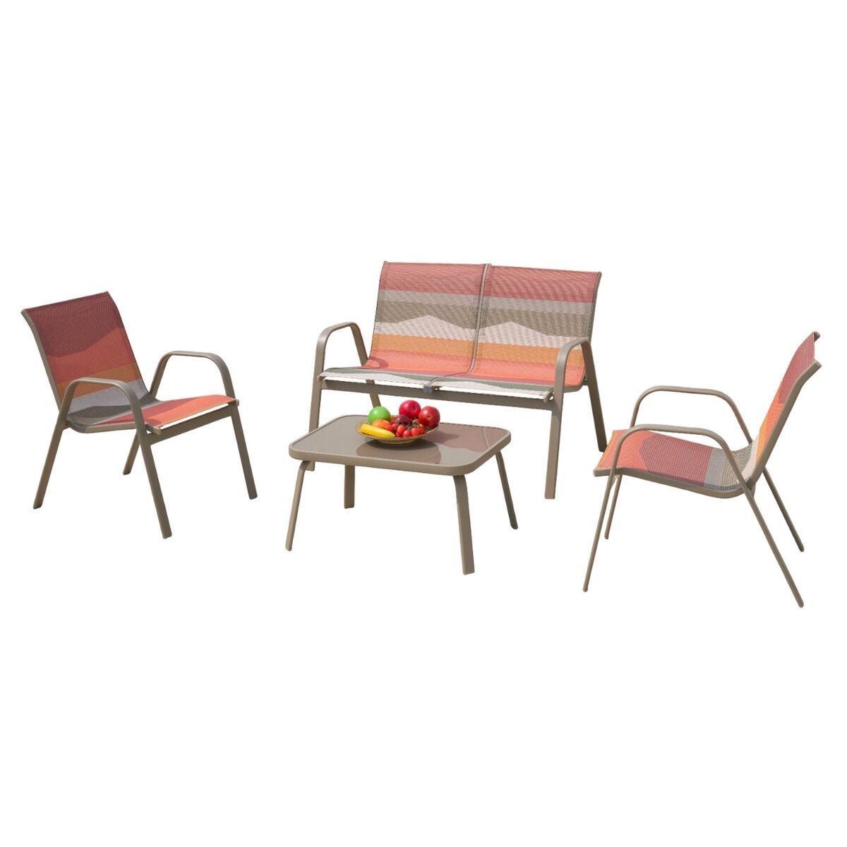 Sofá de Jardín Home ESPRIT Verde Multicolor 112 X 71 X 85 CM