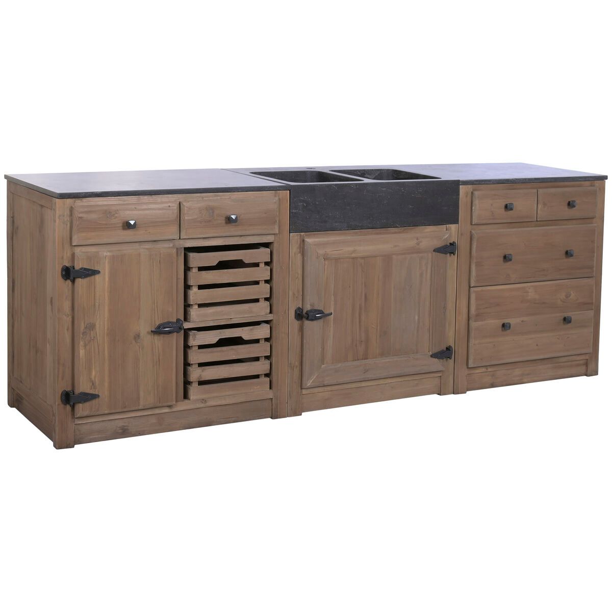 Mueble de cocina Home ESPRIT 236 X 55 X 86 CM