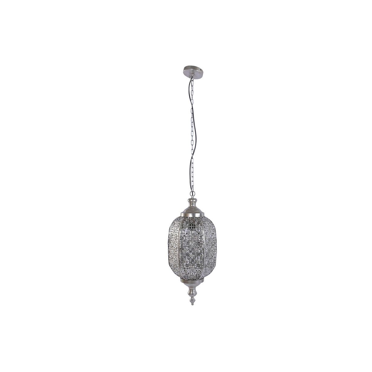 Lámpara de Techo Home ESPRIT Plateado Metal 50 W 28 X 28 X 140 CM