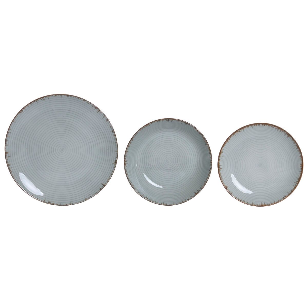 Set de Vajilla Home ESPRIT Verde Claro Porcelana 18 Piezas