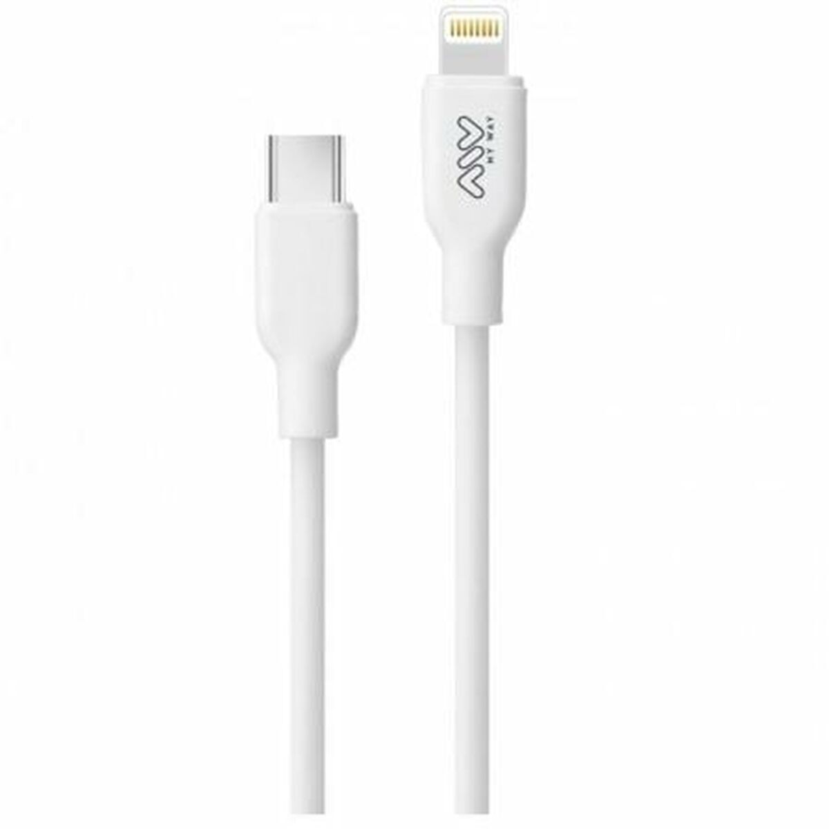 myway cable Tipo C-Lightning 20W 1m blanco